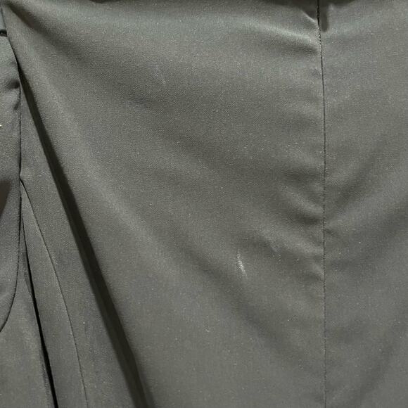 Badgley Mischka Navy Belted V-Neck Sheath Dress Size 0 - Picture 10 of 10